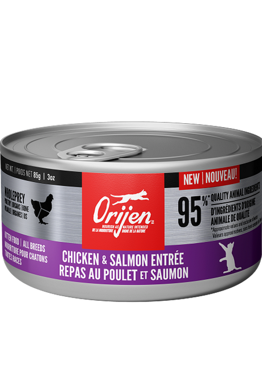 Chicken & Salmon Entr&eacute;e Wet Food for Kittens